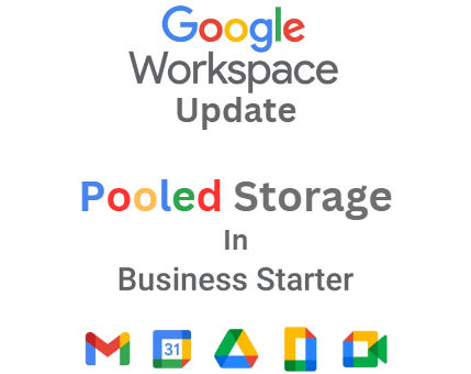 Google Workspace: Pooled Storage in Business Starter Plan